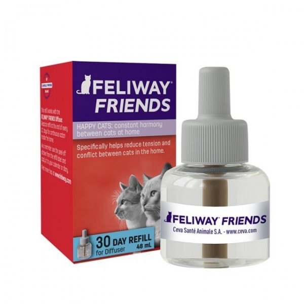 Feliway kassi diffuusori täitepudel friends 48ml n1
