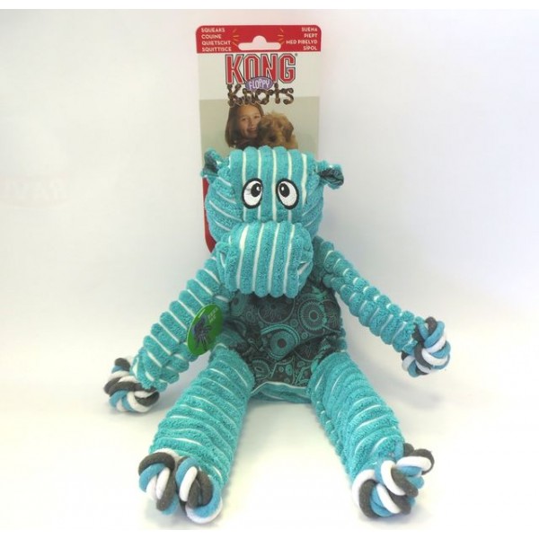 Kong koera mänguasi floppy knots hippo m/l