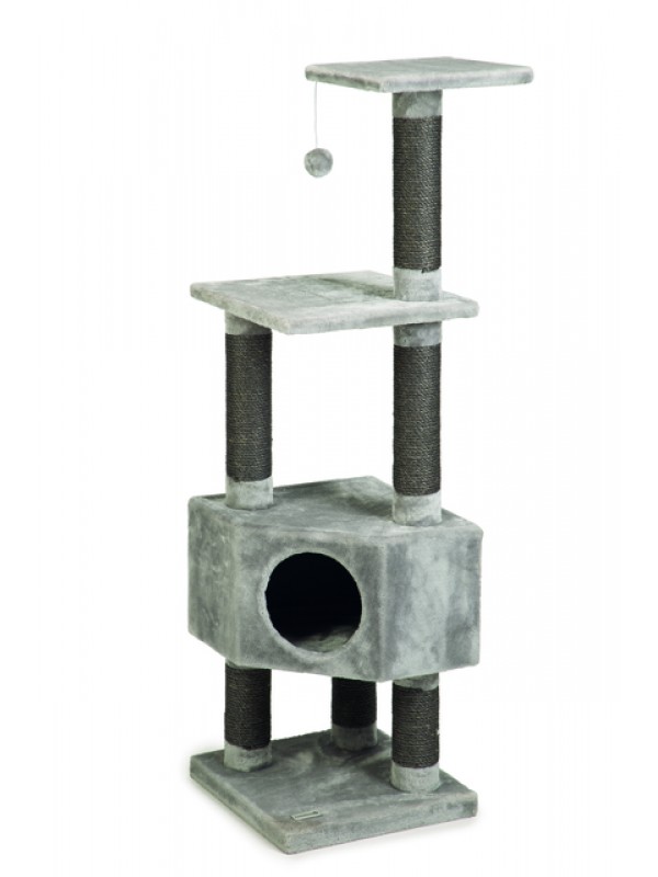 Beeztees kassi kraapimispuu figado 40x40x135cm hall