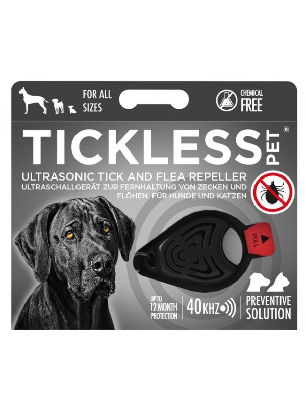 Tickless puugipeletaja lemmikloomale must