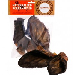 Naturaalne koera maius veise kõrvad karvadega n3