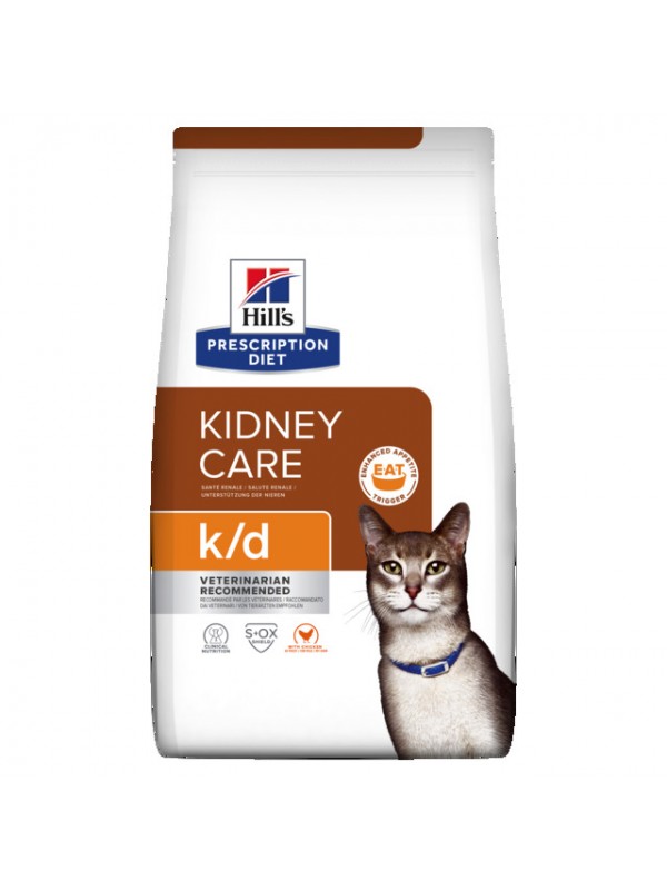 Hills pd kassi täissööt k/d kana 1,5kg