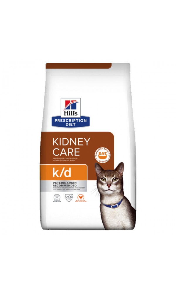 Hills pd kassi täissööt k/d kana 400g
