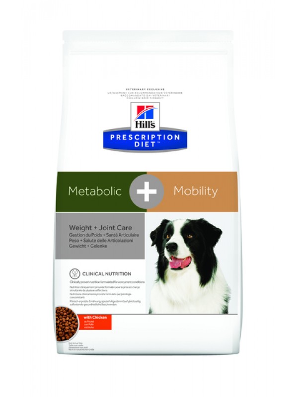 Hills pd koera täissööt metabolic+mobility 12kg