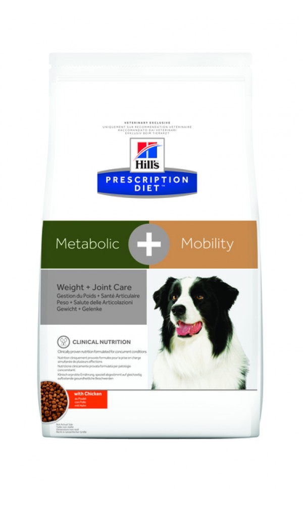Hills pd koera täissööt metabolic+mobility 4kg