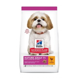 Hills koera täissööt small&mini mature 7+ kana 3kg