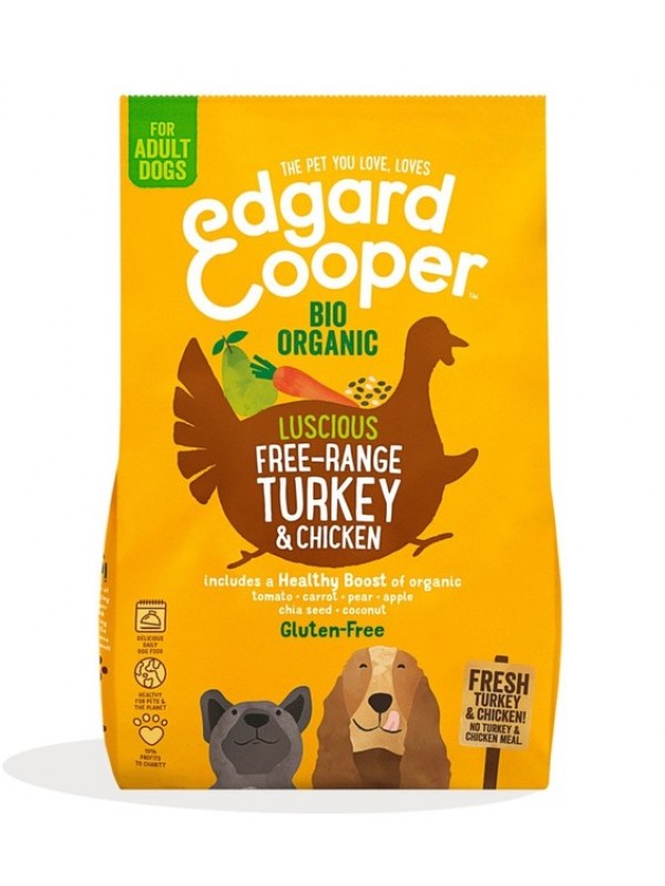 Edgard cooper koera täissööt free-range kalkun/kana 7kg