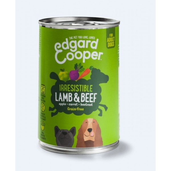 Edgard cooper koera konserv lammas/veis 400g