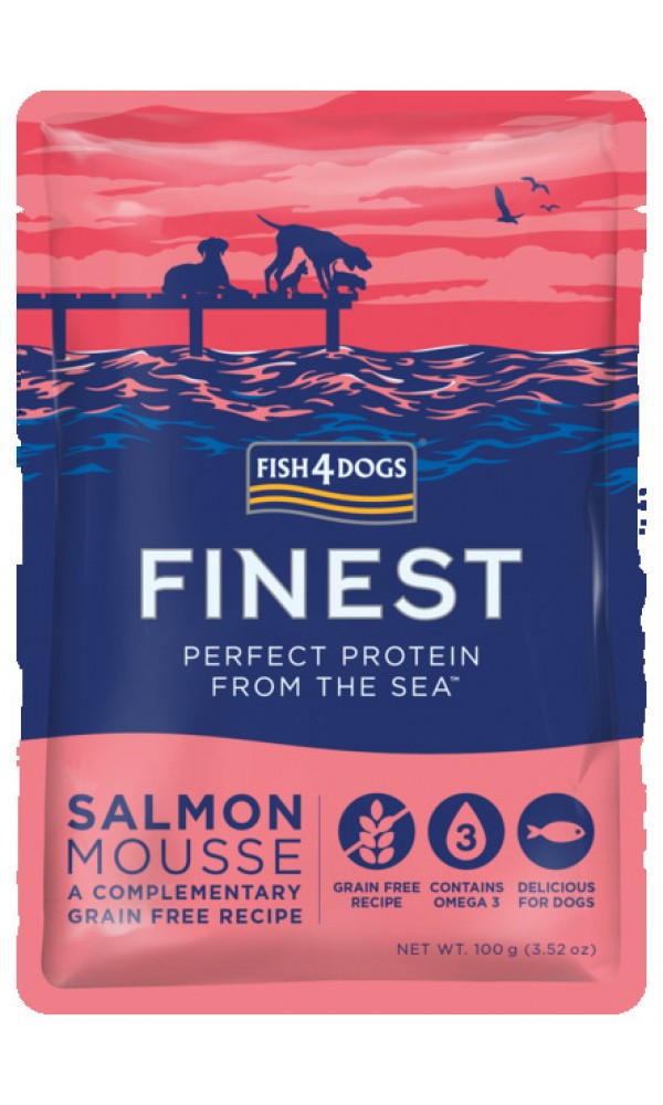F4d koera einekotike finest mousse lõhe 100g n1