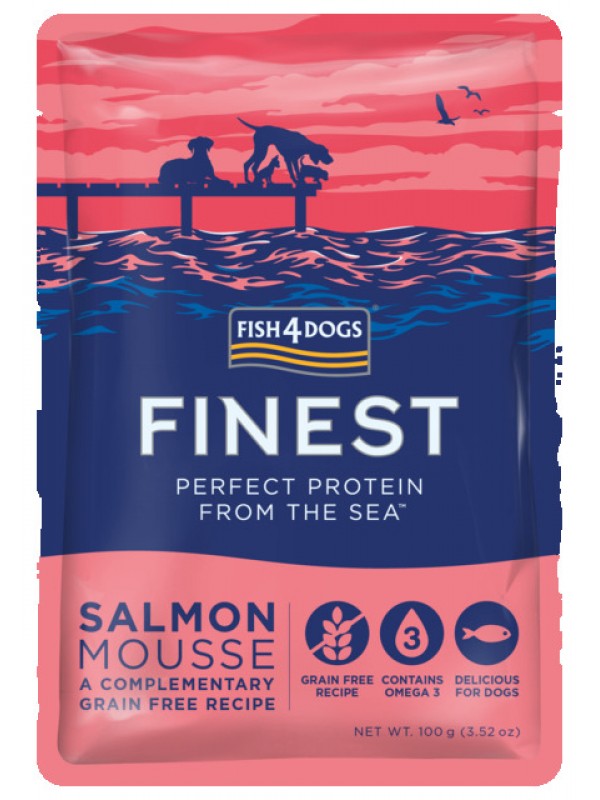 F4d koera einekotike finest mousse lõhe 100g n1