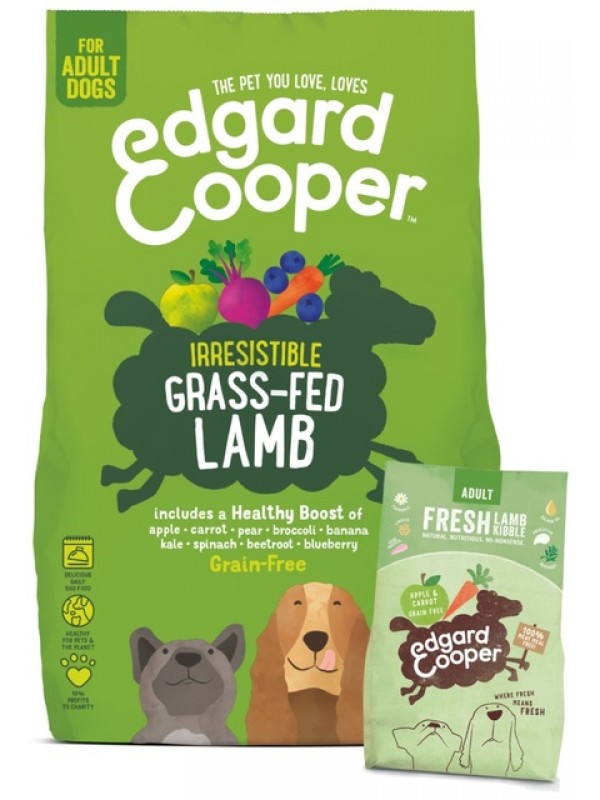 Edgard cooper koera täissööt grass-fed lammas 700g #