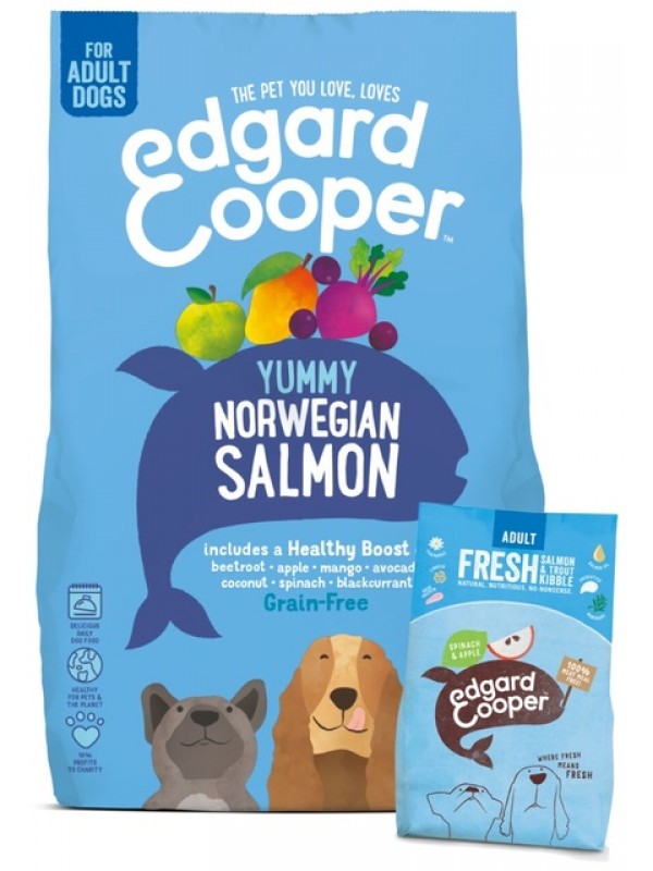 Edgard cooper koera täissööt norwegian lõhe 700g #