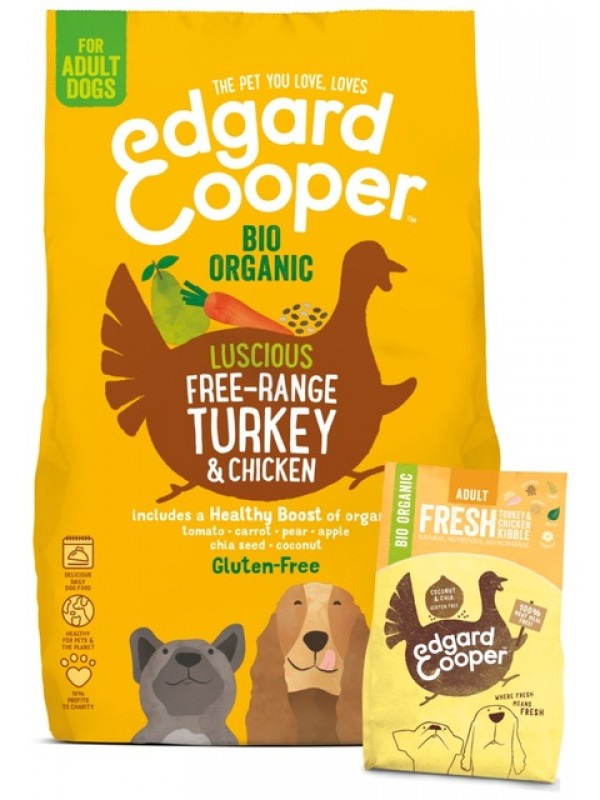 Edgard cooper koera täissööt free-range kalkun/kana 2,5kg