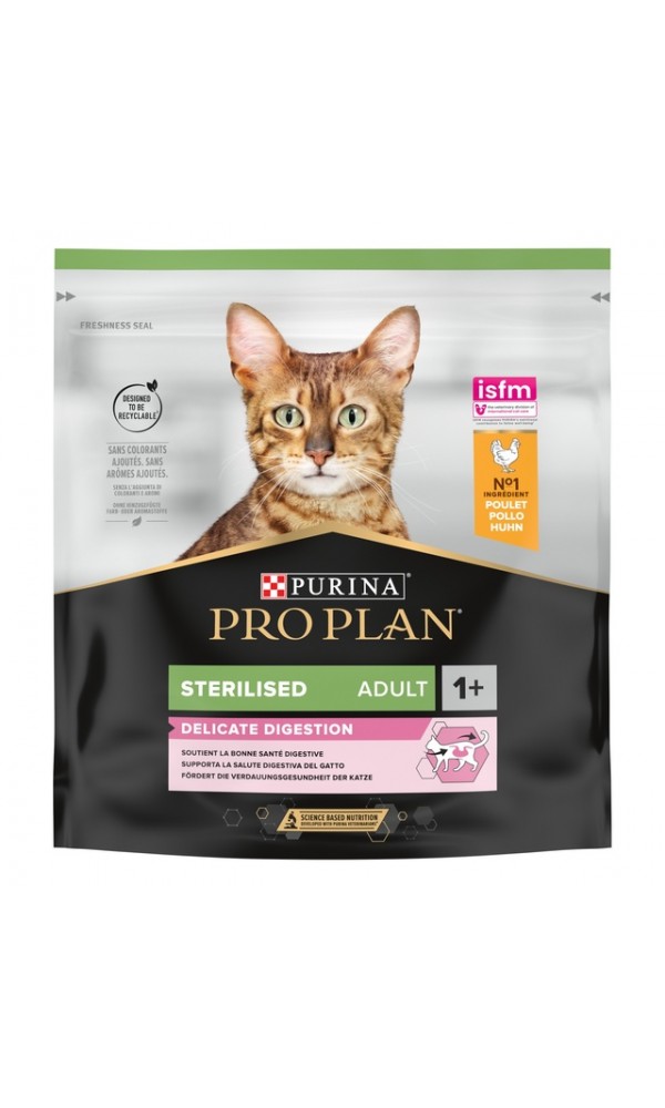 Pro plan kassi täissööt steril. delicate dig. kana 0,4kg