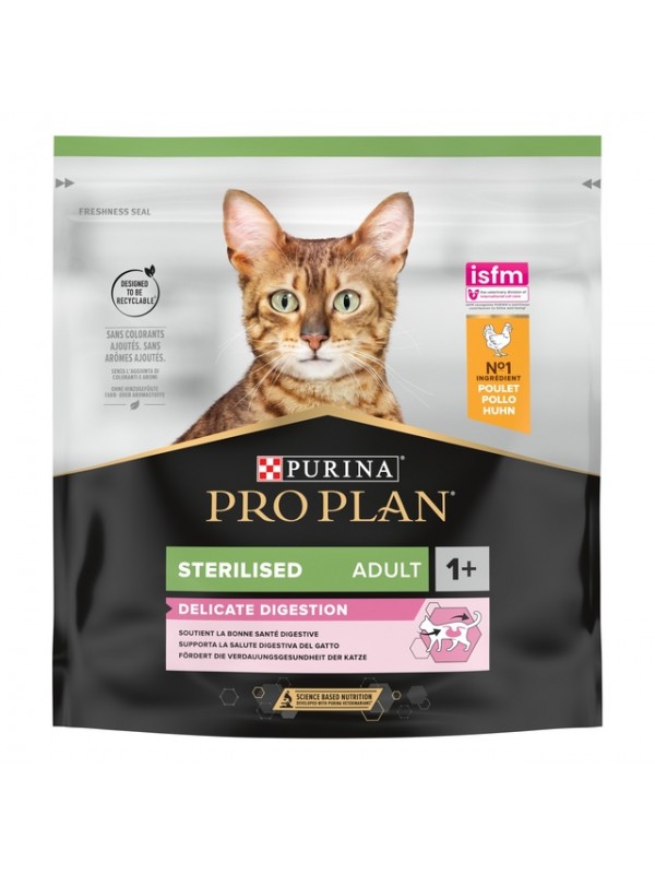 Pro plan kassi täissööt steril. delicate dig. kana 0,4kg