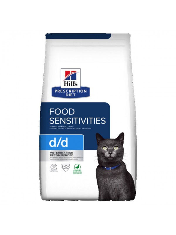 Hills pd kassi täissööt d/d part-hernes 1,5kg
