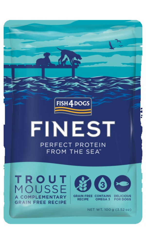 F4d koera einekotike finest mousse forell 100g n1