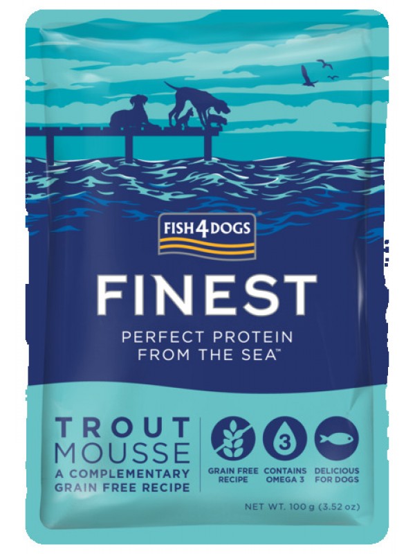 F4d koera einekotike finest mousse forell 100g n1