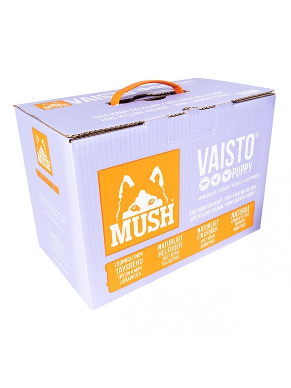 Mush vaisto kutsika täissööt toortoit siga/kalkun/kana 10kg