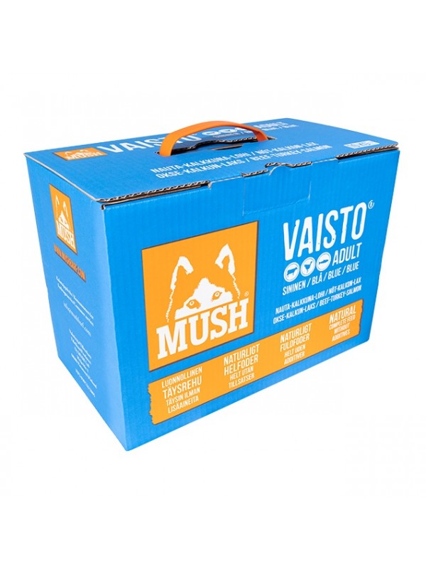 Mush vaisto koera täissööt toortoit veis/kalkun/lõhe 10kg