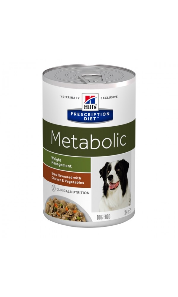 Hills pd koera hautis metabolic kana/köögivili 354g