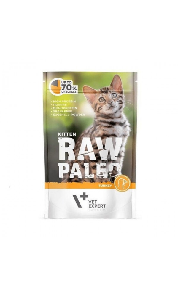 Raw paleo kassipoja einekotike kalkun 100g