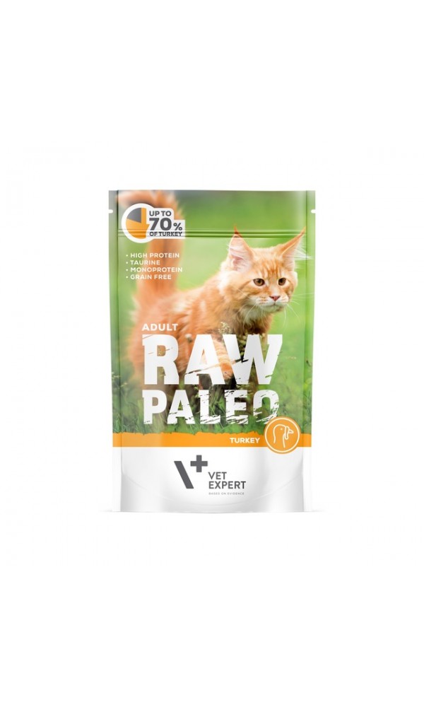 Raw paleo kassi einekotike kalkun 100g