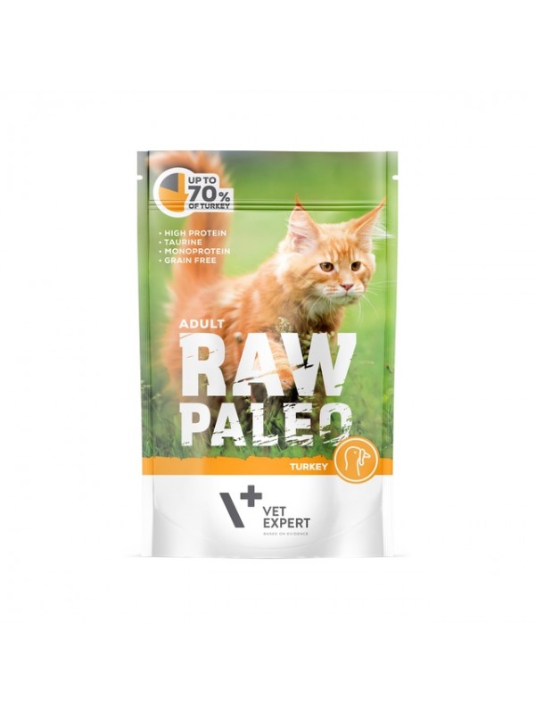 Raw paleo kassi einekotike kalkun 100g