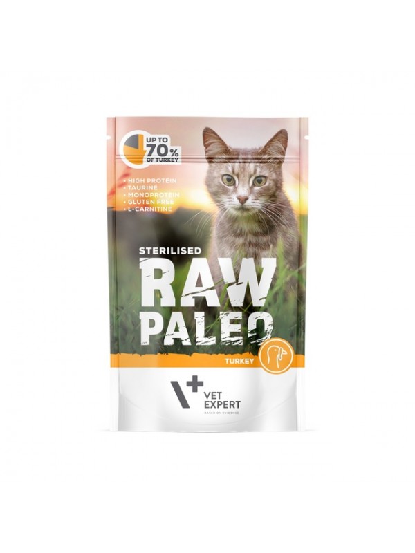 Raw paleo kassi einekotike steril. kalkun 100g