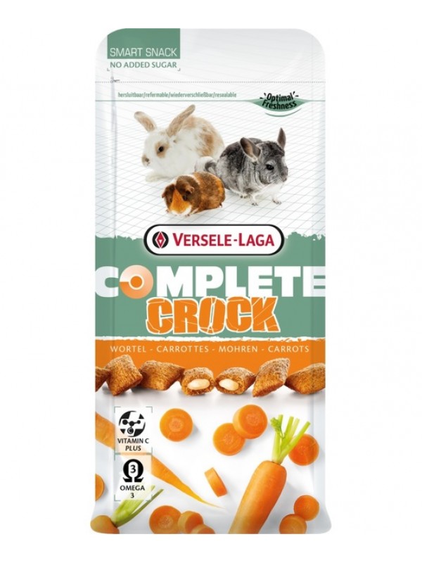 Versele-laga väikelooma maius crock complete porgand 50g
