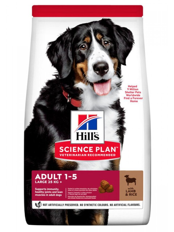 Hills koera täissööt suur tõug lammas/riis 14kg