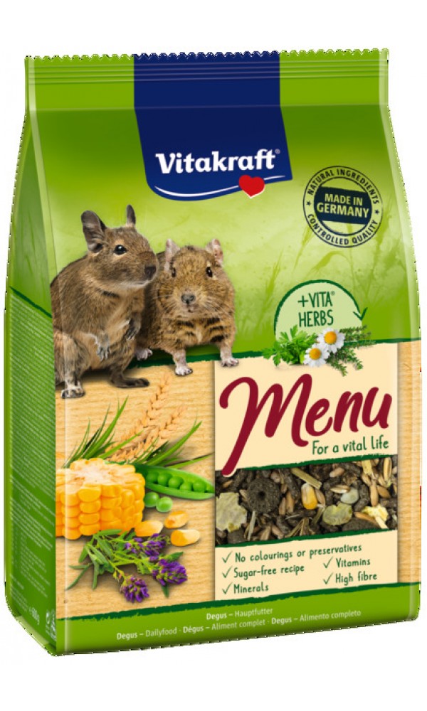 Vitakraft deegu täissööt menu vital 600g
