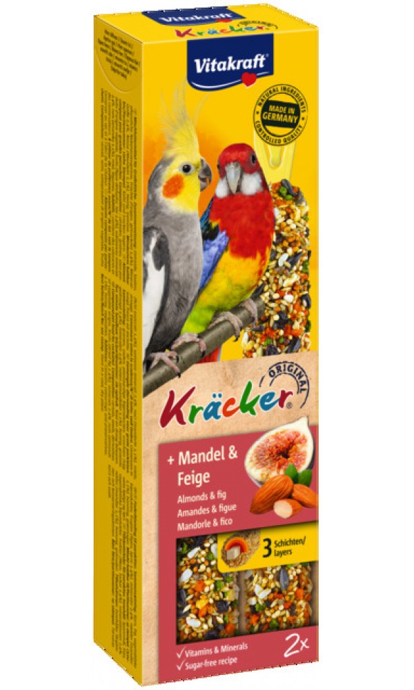 Vitakraft papagoide maius kräcker mandel&viigimarjad n2