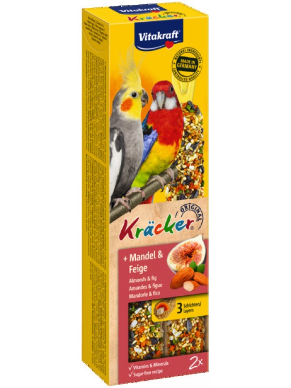 Vitakraft papagoide maius kräcker mandel&viigimarjad n2