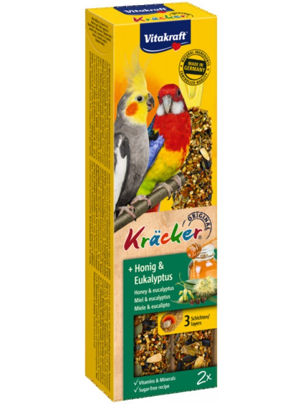 Vitakraft papagoide maius kräcker mesi ja eukalüpt n2