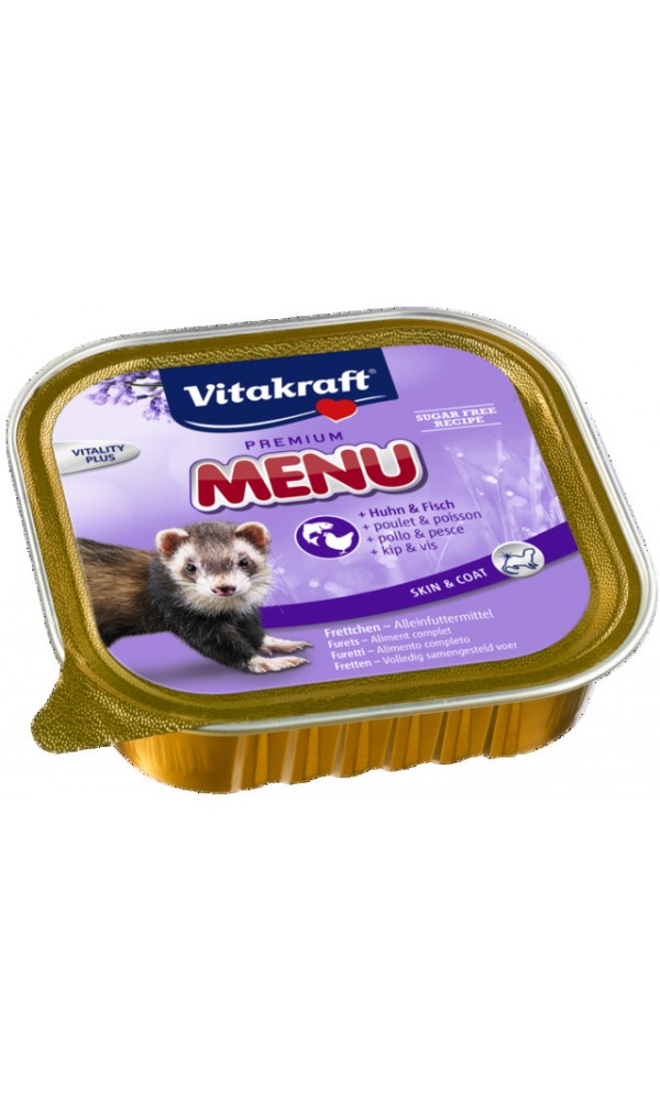Vitakraft tuhkru konserv menu 100g