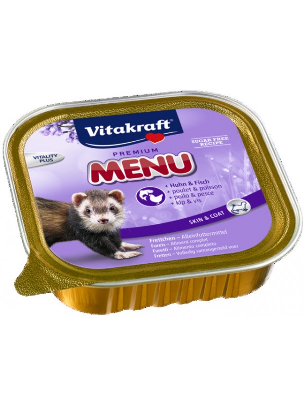 Vitakraft tuhkru konserv menu 100g #