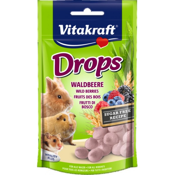 Vitakraft väikelooma maius drops metsamari 75g