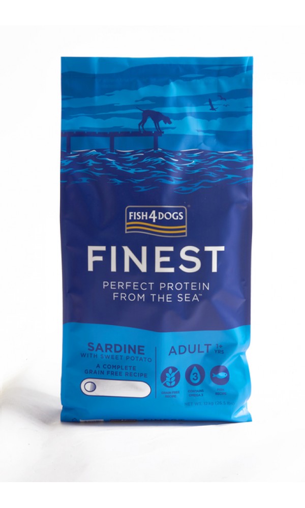 F4d koera täissööt sardiin suur graanul 12kg