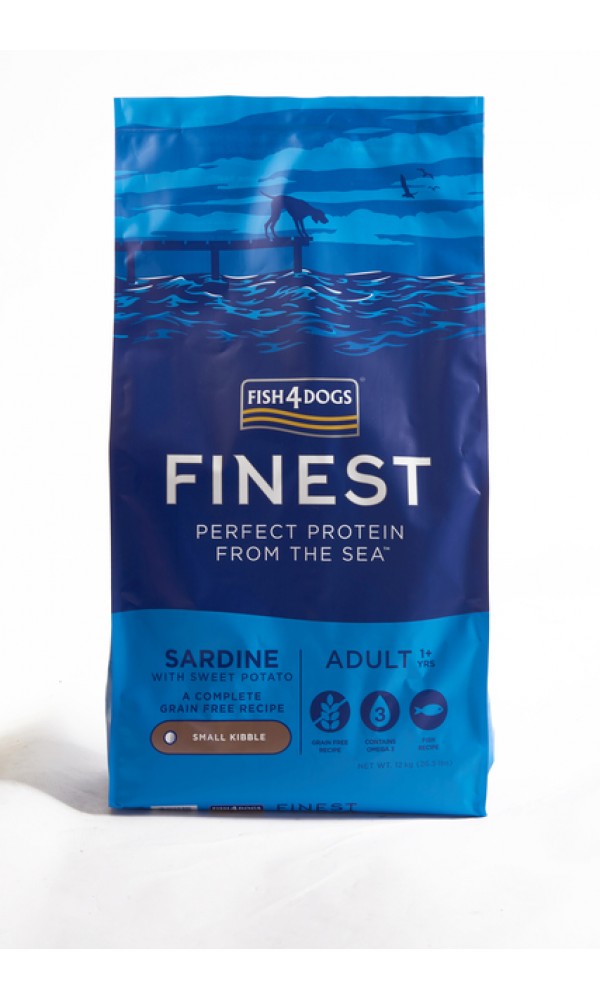 F4d koera täissööt sardiin väike graanul 1,5kg