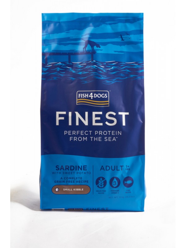 F4d koera täissööt sardiin väike graanul 1,5kg