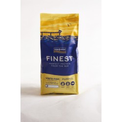 F4d kutsika täissööt valge kala suur graanul 6kg