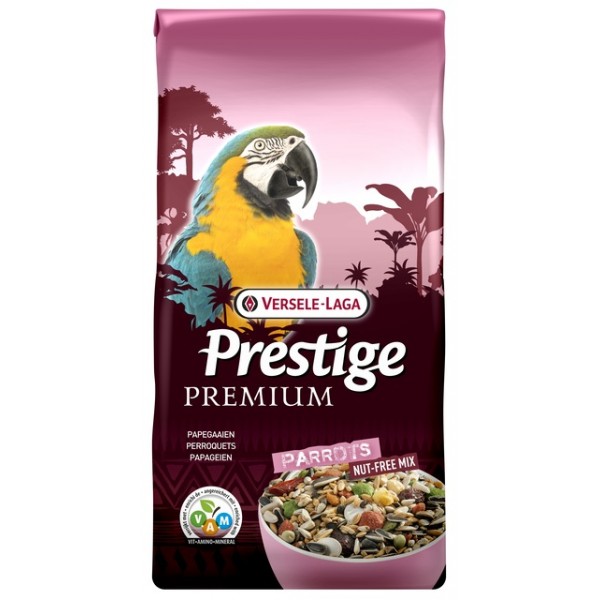 Versele-laga lindude täissööt prem.prestige parrots 2kg