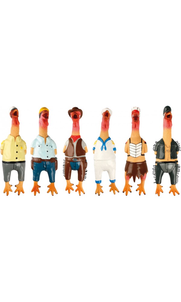 Flamingo koera mänguasi village people lateks 24cm