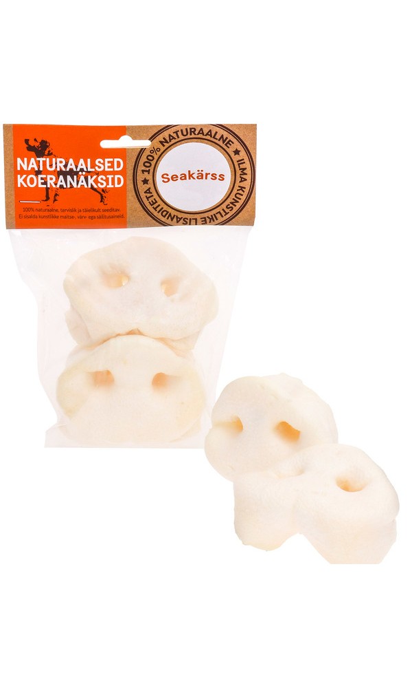 Naturaalne koera maius sea kärss valge n2