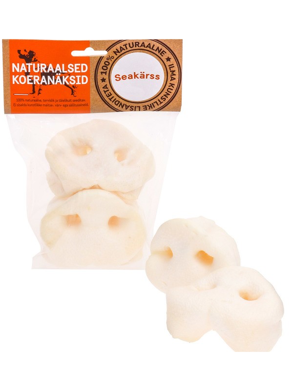 Naturaalne koera maius sea kärss valge n2