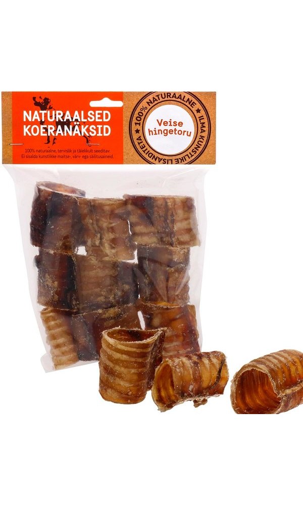 Naturaalne koera maius veise hingetoru tükid 500g