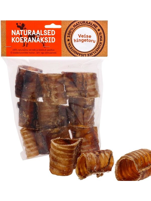 Naturaalne koera maius veise hingetoru tükid 1kg