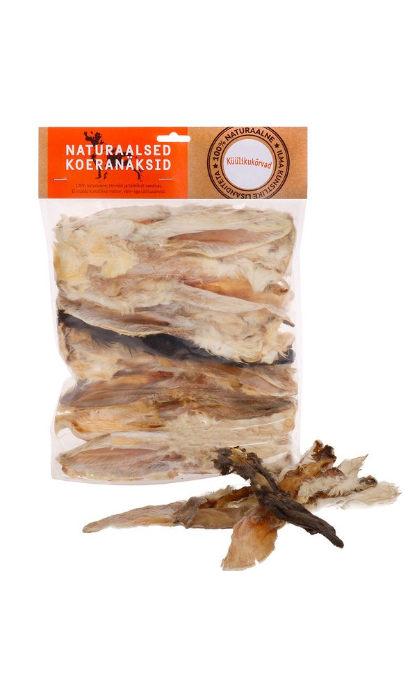 Naturaalne koera maius küüliku kõrvad karvadega 100g