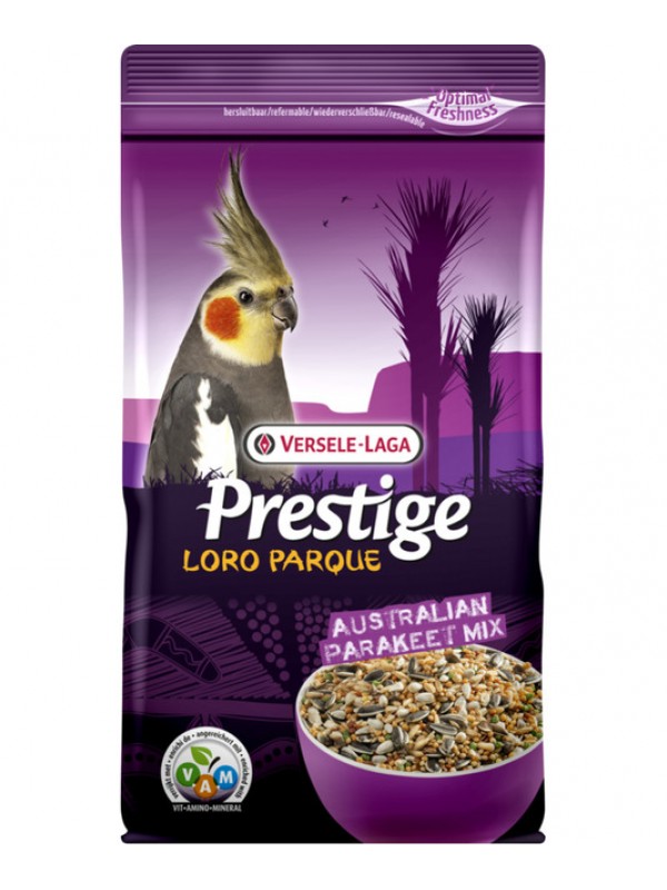 Versele-laga lindude täissööt prestige australian parakeet 1kg